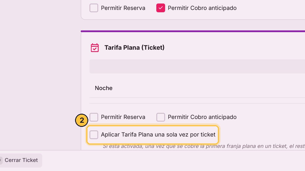 Lo habitual es dejarla sin marcar: cada noche se cobra a precio fijo. Algunos estacionamientos prefieren ofrecer ese precio una sola vez: si el vehículo se queda más, paga por hora el resto. Son dos formas de trabajar; eliges la tuya.