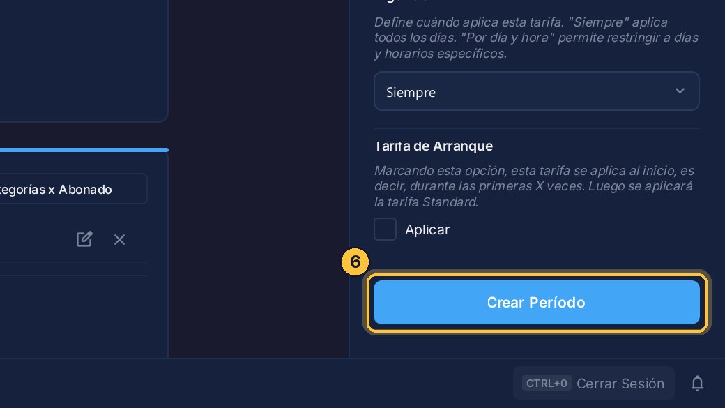 Haz clic en Crear Período.