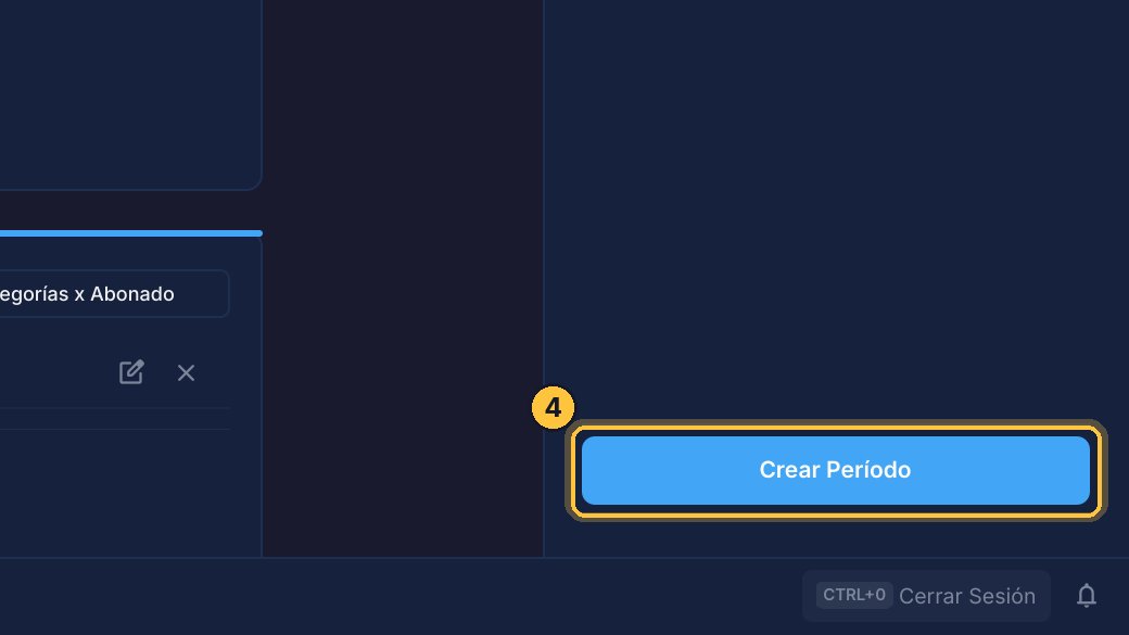 Haz clic en Crear Período.