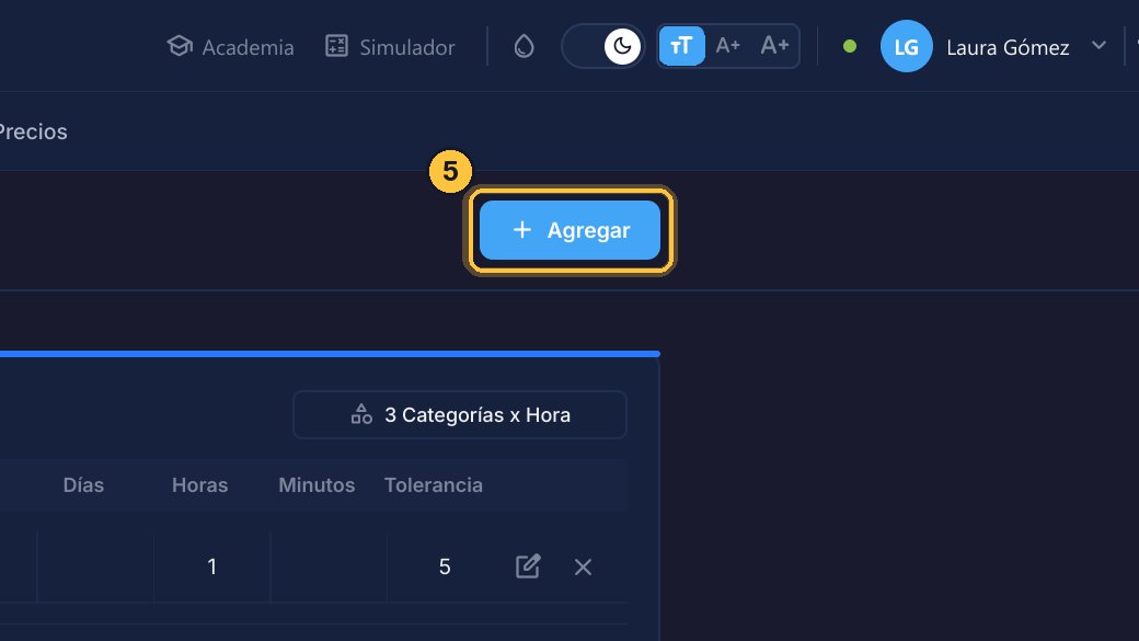 Y el segundo, igual: Turno 8 horas, de ocho horas.
