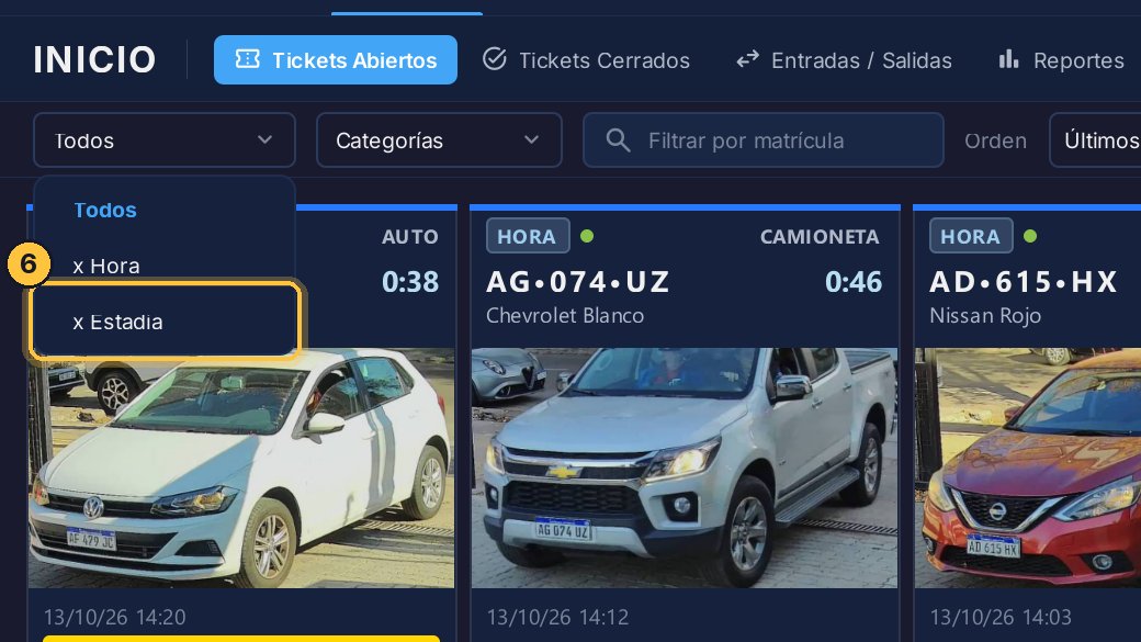 Y elige, por ejemplo, estadía.